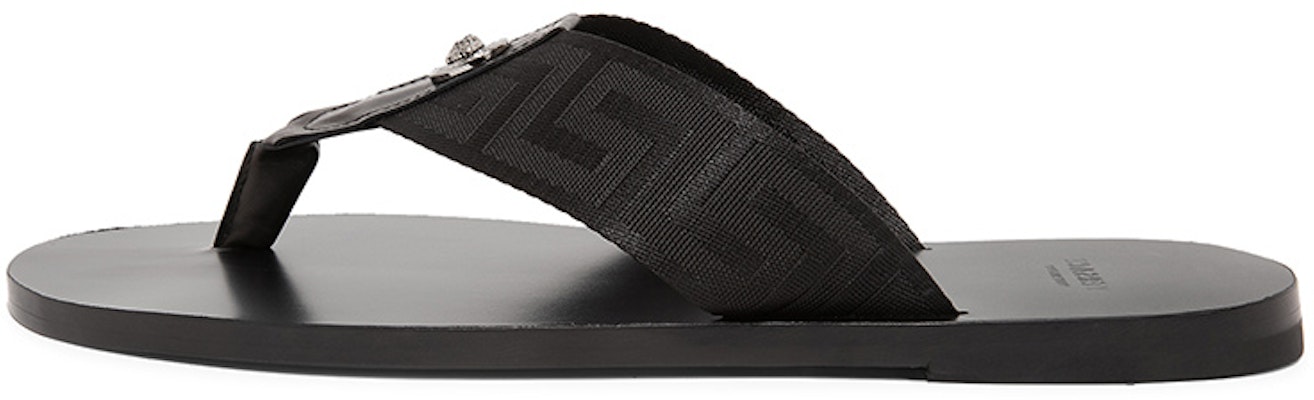 Versace Greca Sandal 'Black' DSU7340-DNS3C-D41E Buy Versace Greca Sandal 'Black' DSU7340-DNS3C-D41E