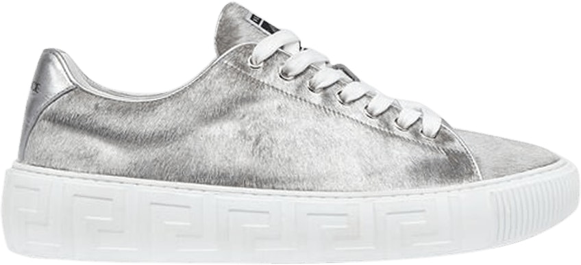 versace-greca-sneaker-argento-pony-hair