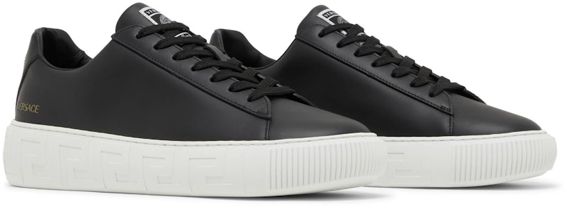 VERSACE范思哲 希臘回紋運動 時尚板鞋 男款 黑色 Cheap VERSACE范思哲 希臘回紋運動 時尚板鞋 男款 黑色