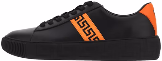 Versace Greca Sneaker 'Black Neon Orange' DSU8404-1A00775-2B840 Versace Greca Sneaker 'Black Neon Orange' DSU8404-1A00775-2B840