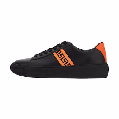 Versace Greca Sneaker 'Black Neon Orange'