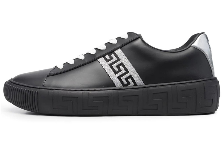 Versace Greca Sneaker 'Black Silver'