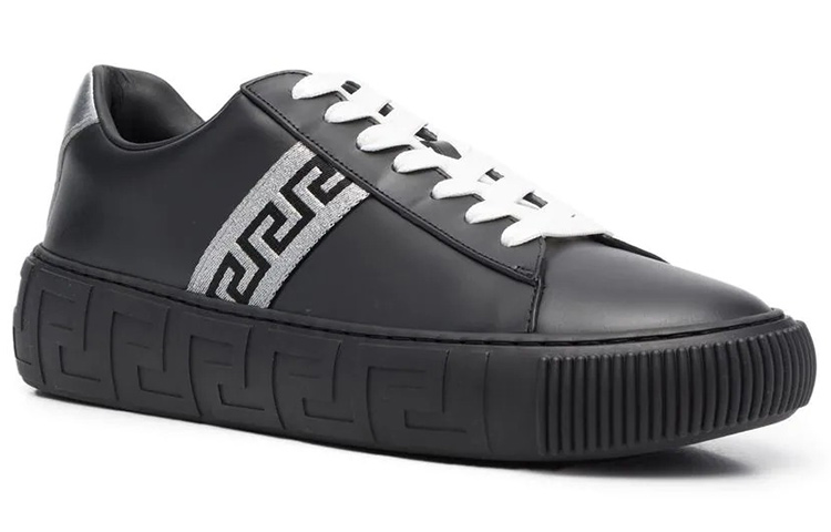 Versace Greca Sneaker 'Black Silver' 圖 2