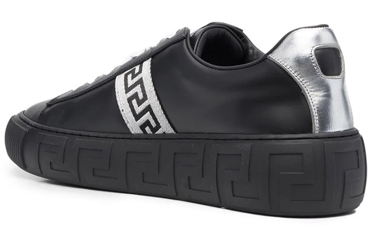 Versace Greca Sneaker 'Black Silver' 圖 4