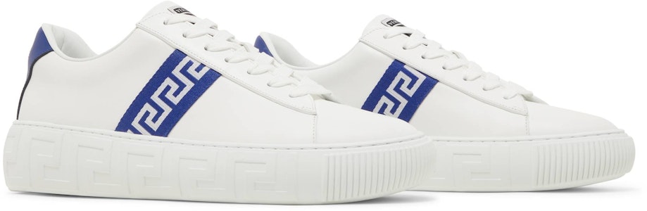 Versace Greca Sneaker 'Biru Putih' DSU8404-1A00775-2W340 Cheap Versace Greca Sneaker 'Biru Putih' DSU8404-1A00775-2W340