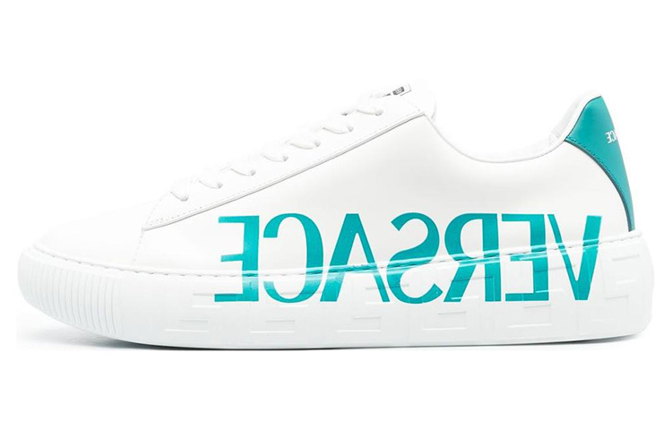 Versace Greca Sneaker 'White Aqua Blue' DSU8404-1A06933-2WA90