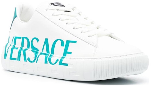 베르사체 그레카 스니커즈 '화이트 아쿠아 블루' DSU8404-1A06933-2WA90 Order 베르사체 그레카 스니커즈 '화이트 아쿠아 블루' DSU8404-1A06933-2WA90