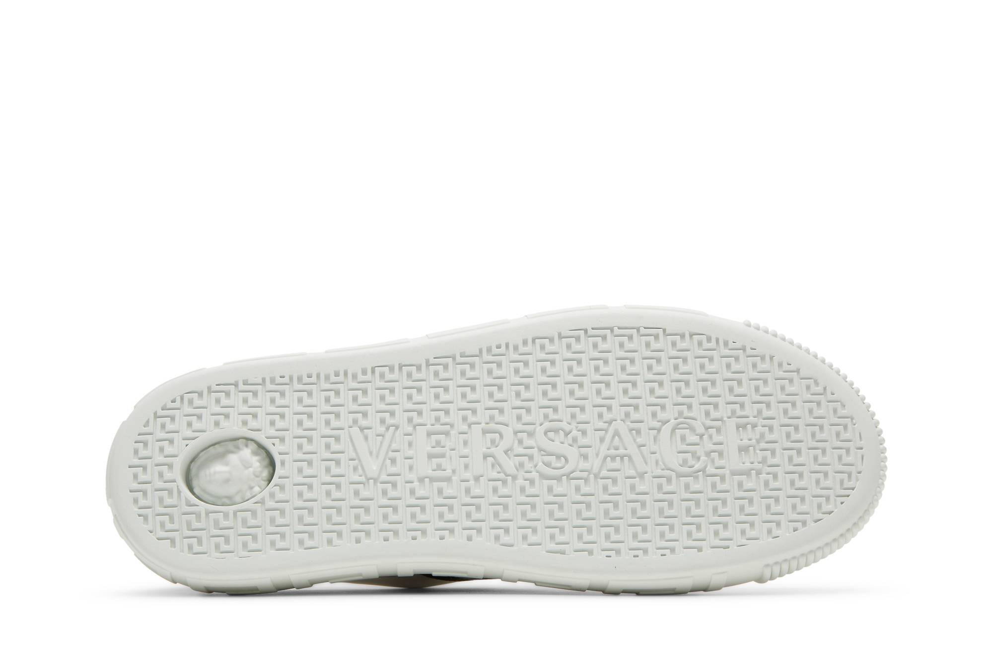 Shop ヴェルサーチ グレカ スニーカー (白黒) DSU8404-1A00775_2W020