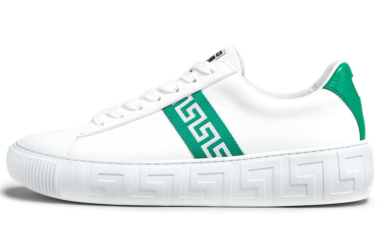 Buy Zapatillas Versace Greca 'Blanco Verde Brillante' DSU8404-1A00775-2W350