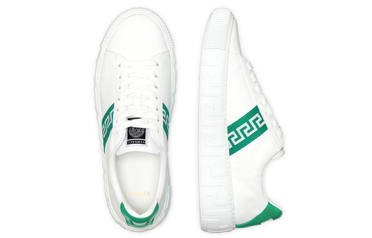 Lookbook Zapatillas Versace Greca 'Blanco Verde Brillante' DSU8404-1A00775-2W350