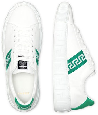 베르사체 그레카 스니커즈 '화이트 브라이트 그린' (58 characters) DSU8404-1A00775-2W350 Lookbook 베르사체 그레카 스니커즈 '화이트 브라이트 그린' (58 characters) DSU8404-1A00775-2W350