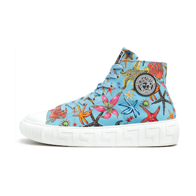Versace Greca Trésor High Top 'Blue Print'