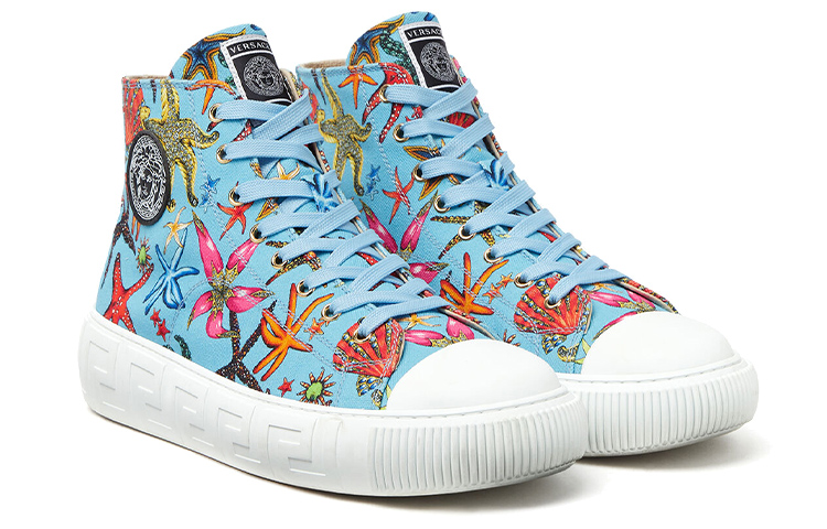 Versace Greca Trésor High Top 'Blue Print' 圖 3