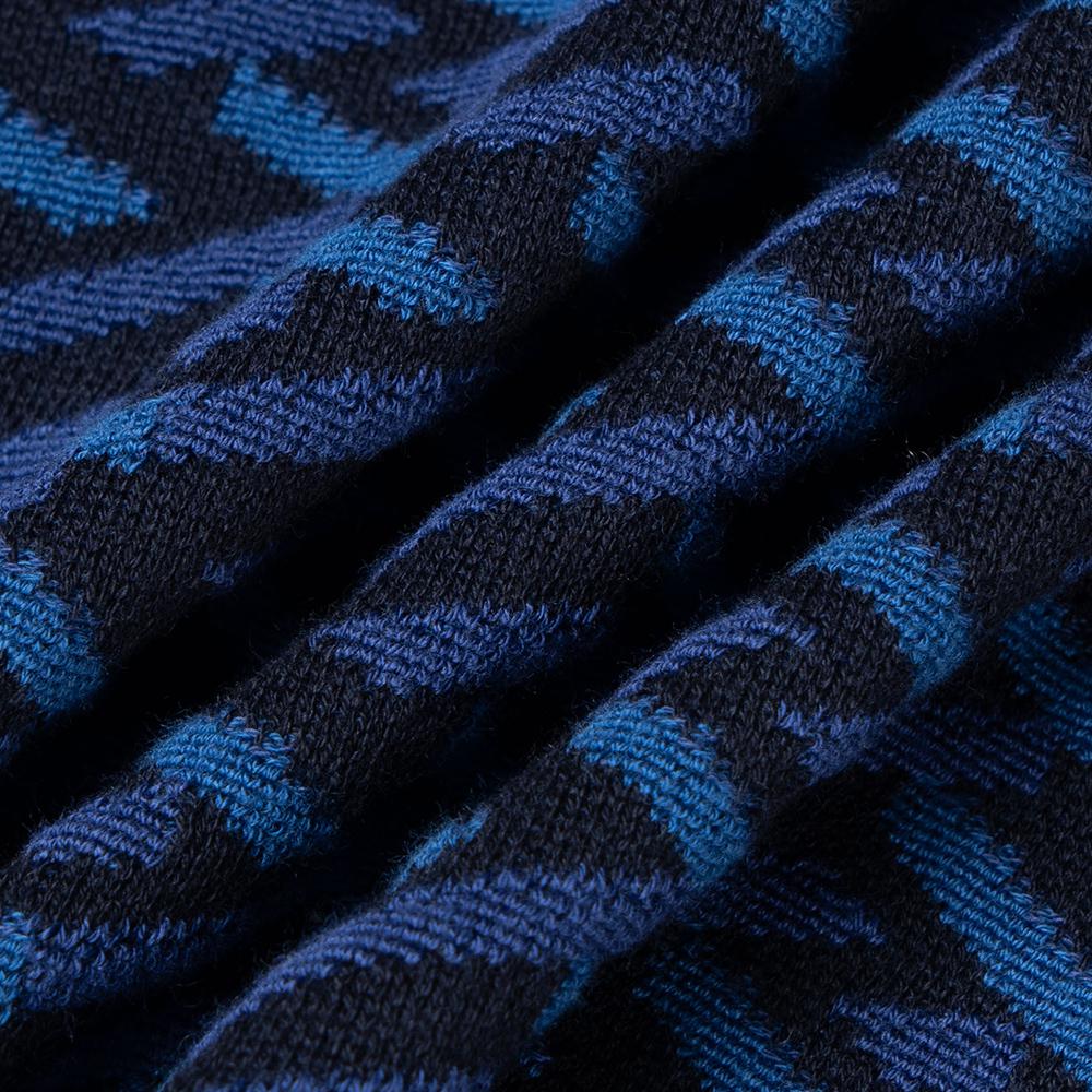 VERSACE Greek Geometric Pattern Pullover Sweater Blue 10023471A016055U-180 圖 9