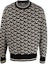 Buy VERSACE Greek Geometric Pattern Pullover Sweater Green 1002347-1A01605-5B150