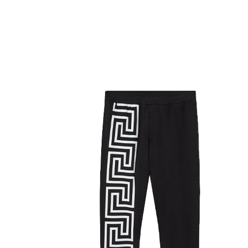 VERSACE Greek Key Jogger Sweatpants Black Elastic Waistband. 1001085-1A00720-1B000 圖 6