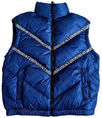 ヴェルサーチ メンズ グリークキー柄取り外し可能スリーブ付きダウンジャケット. 1002749-1A02017-1B000 Details for ヴェルサーチ メンズ グリークキー柄取り外し可能スリーブ付きダウンジャケット. 1002749-1A02017-1B000