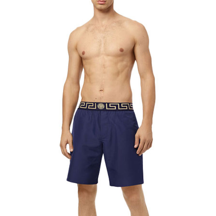 Shop ヴェルサーチ ギリシャキー柄 スイムトランクス メンズボクサー ブルー. ABU01023-A232415-A70W