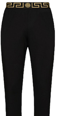 范思哲 希腊钥匙装饰黑色休闲裤 AGU15011-AV00194-A80G Sizing 范思哲 希腊钥匙装饰黑色休闲裤 AGU15011-AV00194-A80G