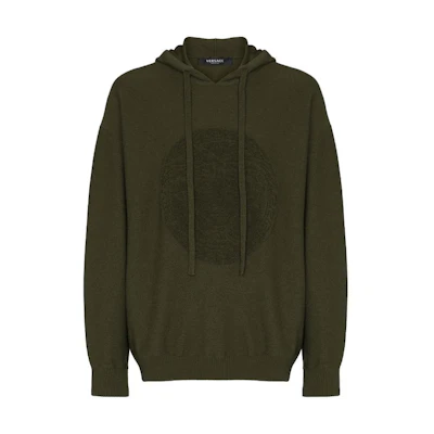 Versace Green Printed Hoodie A87203-A235893-1K250