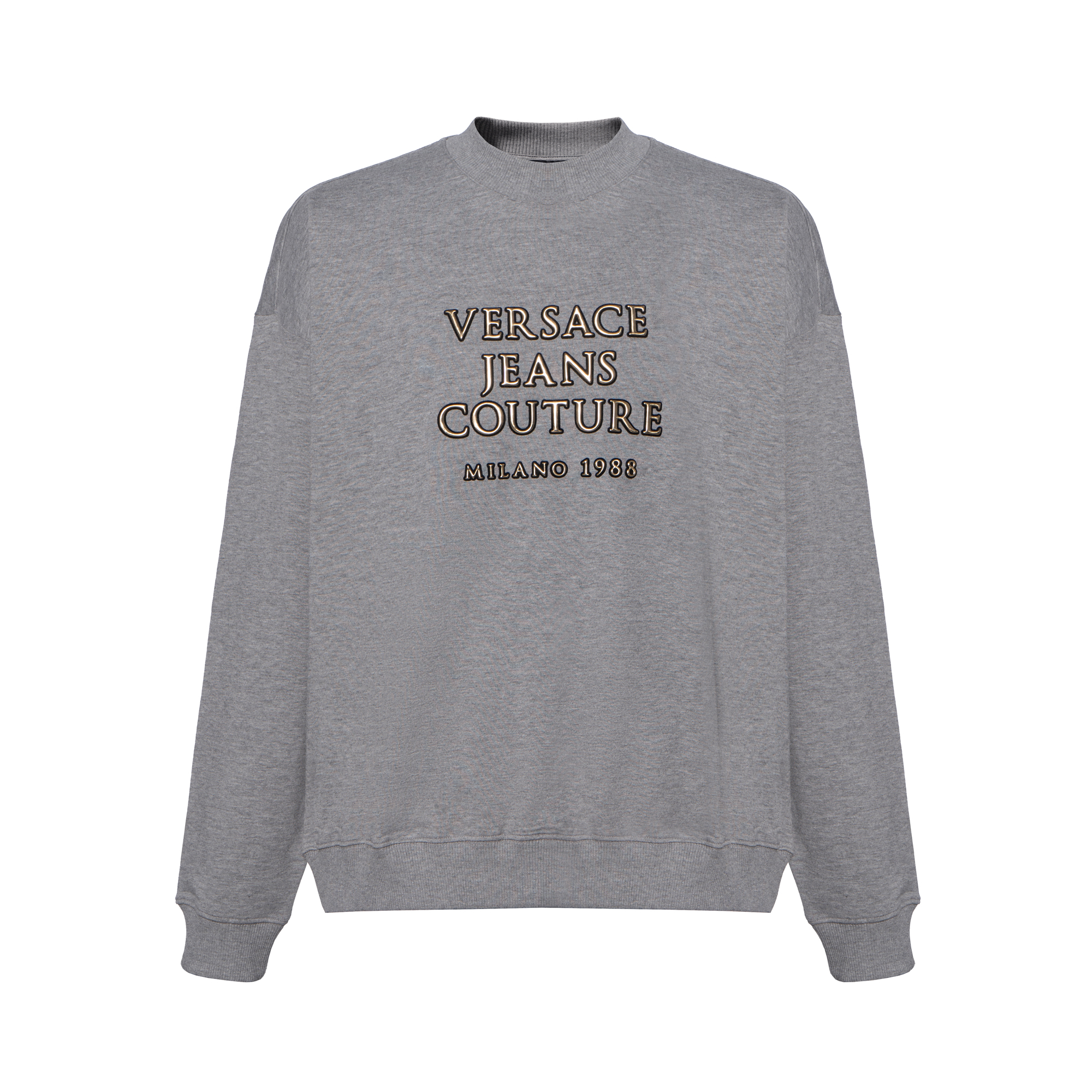 Versace Grey Blended Long-Sleeve Sweatshirt B7GUA7FZ-30192-810