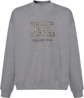 Versace Grey Blended Long-Sleeve Sweatshirt B7GUA7FZ-30192-810 Versace Grey Blended Long-Sleeve Sweatshirt B7GUA7FZ-30192-810