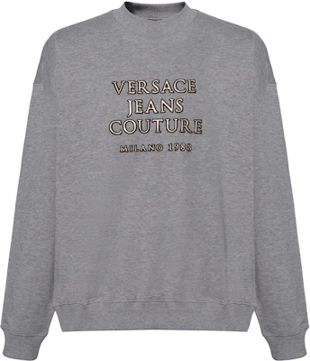 Versace Grey Blended Long-Sleeve Sweatshirt B7GUA7FZ-30192-810 Buy Versace Grey Blended Long-Sleeve Sweatshirt B7GUA7FZ-30192-810
