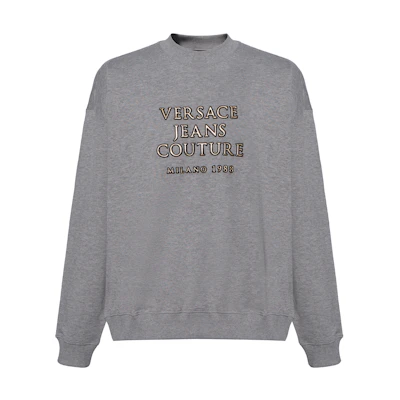 Versace Grey Blended Long-Sleeve Sweatshirt B7GUA7FZ-30192-810
