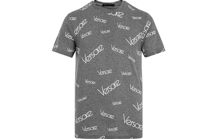 Order Camiseta Gris con Logo de VERSACE A77276-A227003-A740