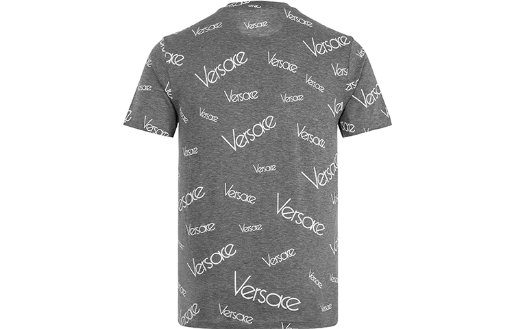 Lookbook Camiseta Gris con Logo de VERSACE A77276-A227003-A740