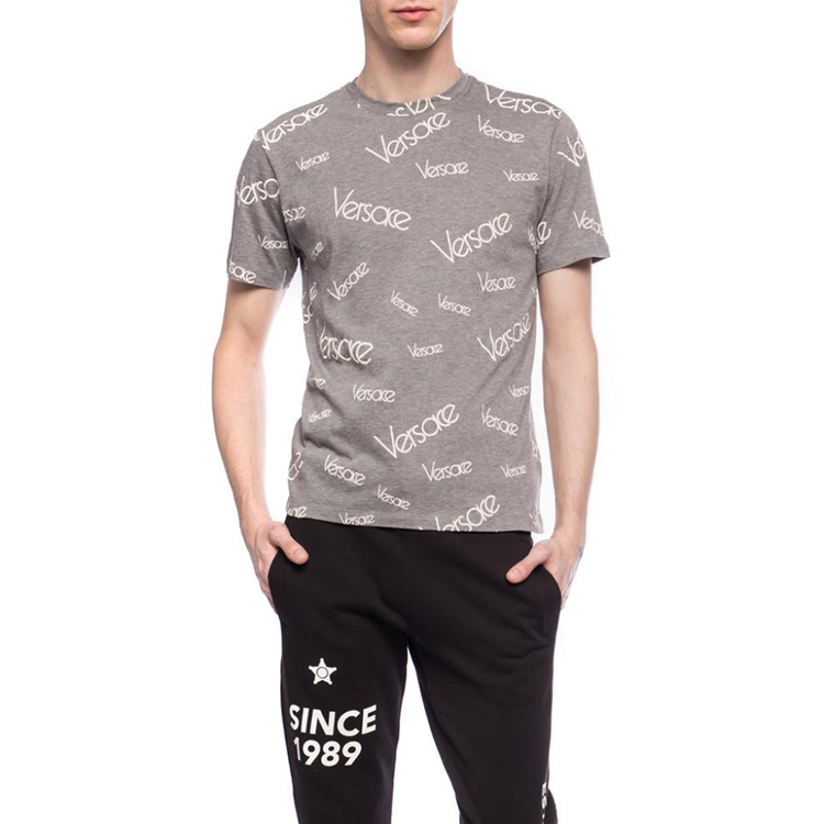 Purchase Camiseta Gris con Logo de VERSACE A77276-A227003-A740