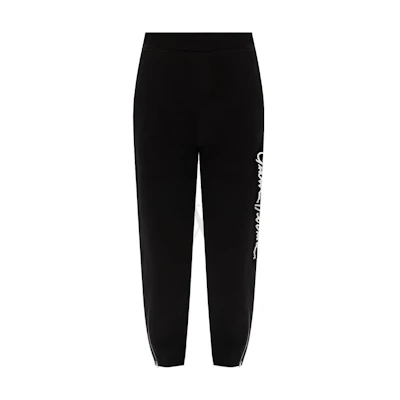 Versace GV Signature Logo Black Knit Joggers for Men A86887-A231242-A008