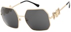Buy Versace Hexagon Sunglasses Gold (VE2248-100287)