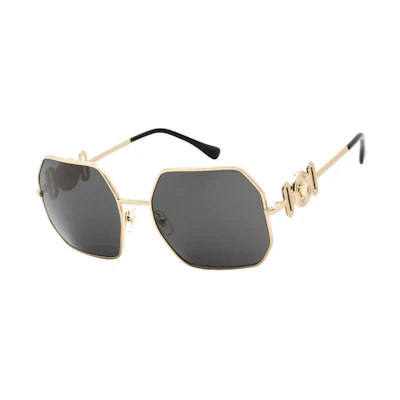 Versace Hexagon Sunglasses Gold (VE2248-100287)