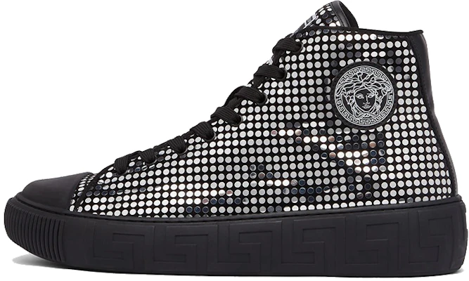 Versace Zapatillas Altas Cordones 'Negro Plata' DSU8403-1A04211_2BB30 Buy Versace Zapatillas Altas Cordones 'Negro Plata' DSU8403-1A04211_2BB30