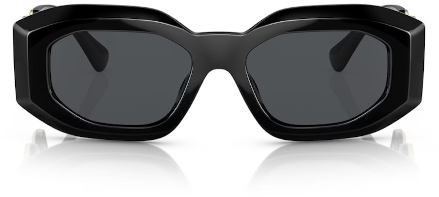 Versace Irregular Sunglasses Black/Dark Grey (VE4425U) Order Versace Irregular Sunglasses Black/Dark Grey (VE4425U)