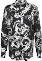 VERSACE JEANS All-Over Print Long Sleeve Shirt Black 76GAL2R-0NS40-7899 VERSACE JEANS All-Over Print Long Sleeve Shirt Black 76GAL2R-0NS40-7899