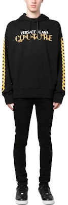 Sudadera con Capucha Negra Estampado Alfabeto VERSACE JEANS. 75GAIF01CF00F Lookbook Sudadera con Capucha Negra Estampado Alfabeto VERSACE JEANS. 75GAIF01CF00F