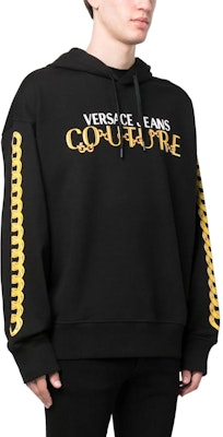 Sudadera con Capucha Negra Estampado Alfabeto VERSACE JEANS. 75GAIF01CF00F Purchase Sudadera con Capucha Negra Estampado Alfabeto VERSACE JEANS. 75GAIF01CF00F