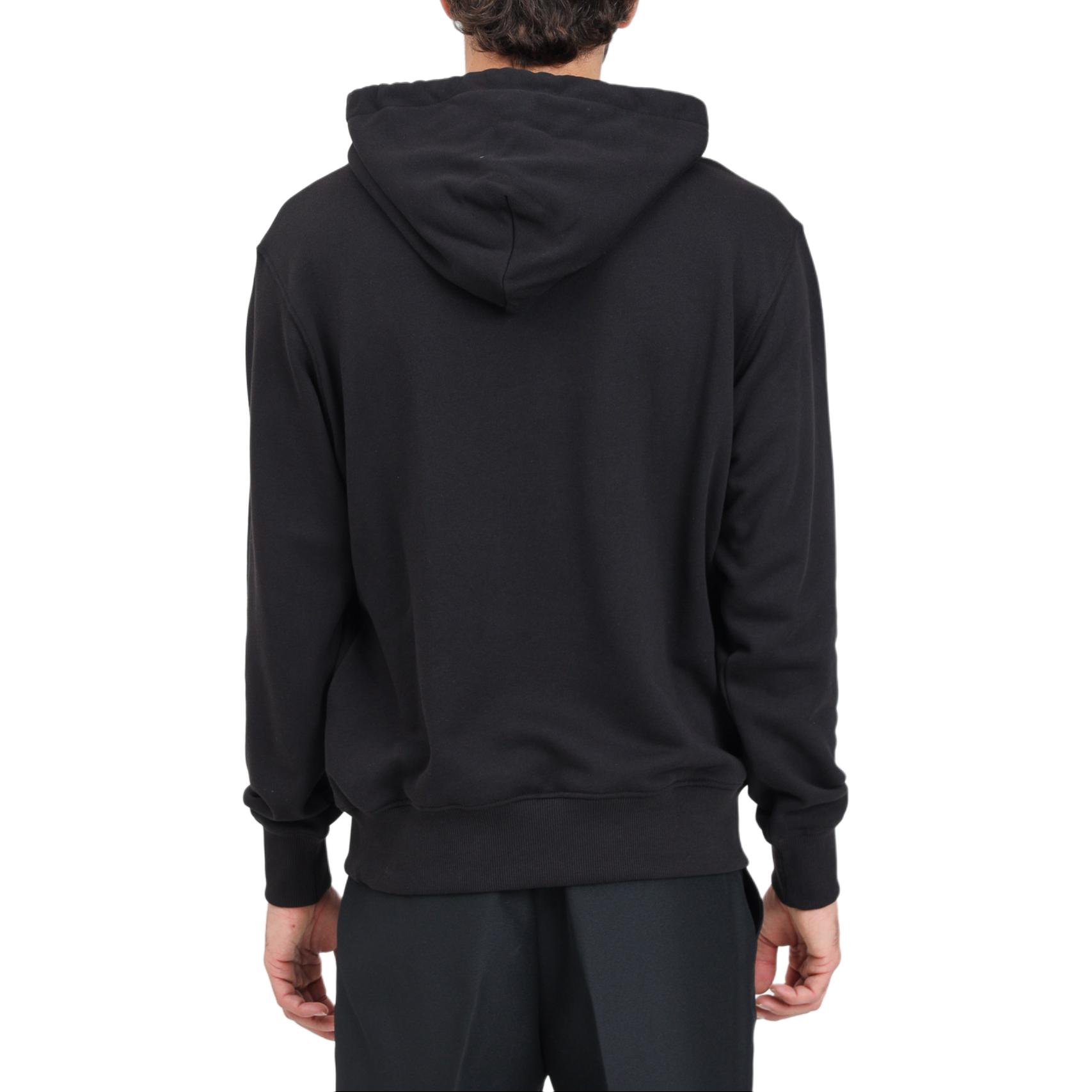 VERSACE JEANS  Black Graphic Print Slim Fit Hoodie Long Sleeve Sweatshirt 77GAIT03-CF00T-899 圖 3