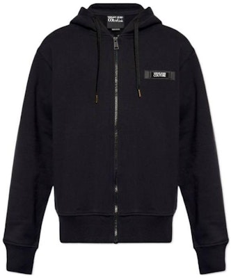 VERSACE JEANS 黑色連帽拉鍊外套 字母設計. 76GAIE05-CF00E-899 Buy VERSACE JEANS 黑色連帽拉鍊外套 字母設計. 76GAIE05-CF00E-899