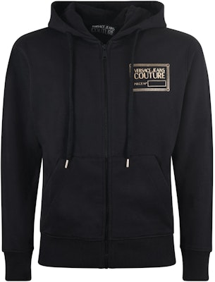 Sudadera con Capucha Negra VERSACE JEANS con Diseño de Letras. 75GAIT-12CF0-6TG89 Order Sudadera con Capucha Negra VERSACE JEANS con Diseño de Letras. 75GAIT-12CF0-6TG89