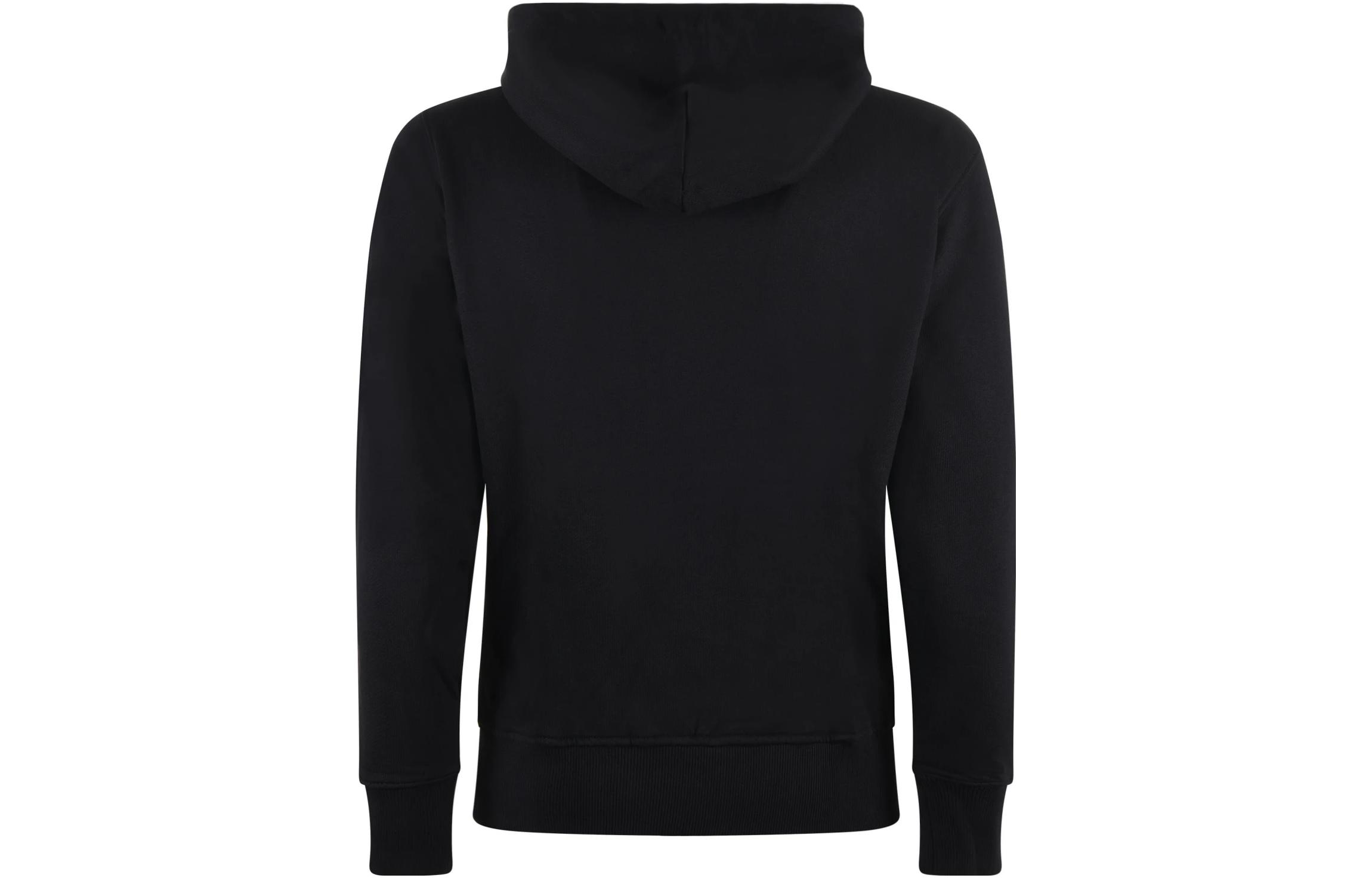 Lookbook Sudadera con Capucha Negra VERSACE JEANS con Diseño de Letras. 75GAIT-12CF0-6TG89