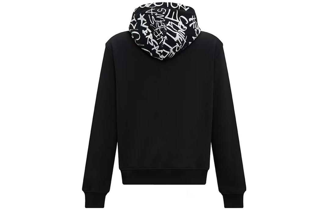 VERSACE JEANS  Black Hoodie Zip-Up Sweatshirt 75GAI3Z1-FS093-899 圖 3