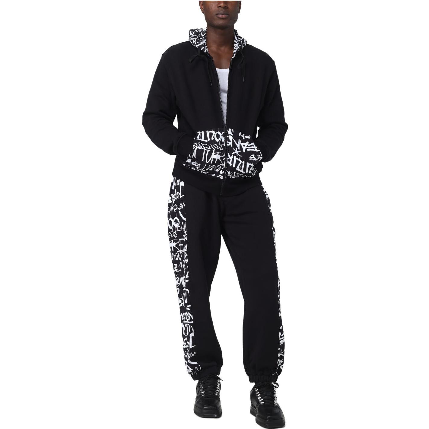 VERSACE JEANS  Black Hoodie Zip-Up Sweatshirt 75GAI3Z1-FS093-899 圖 7