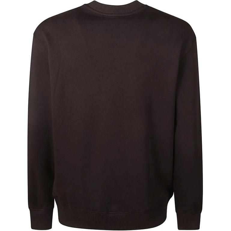 Lookbook VERSACE JEANS  Logo Crewneck Pullover Long Sleeve Sweatshirt Black E76GAIT04-ECF01T-EG89