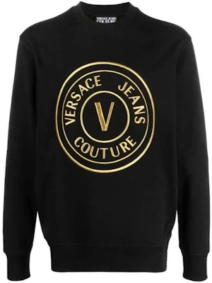 VERSACE JEANS Sudadera Negra con Logo Bordado. 75GAIT05-CF06T-G89 Buy VERSACE JEANS Sudadera Negra con Logo Bordado. 75GAIT05-CF06T-G89