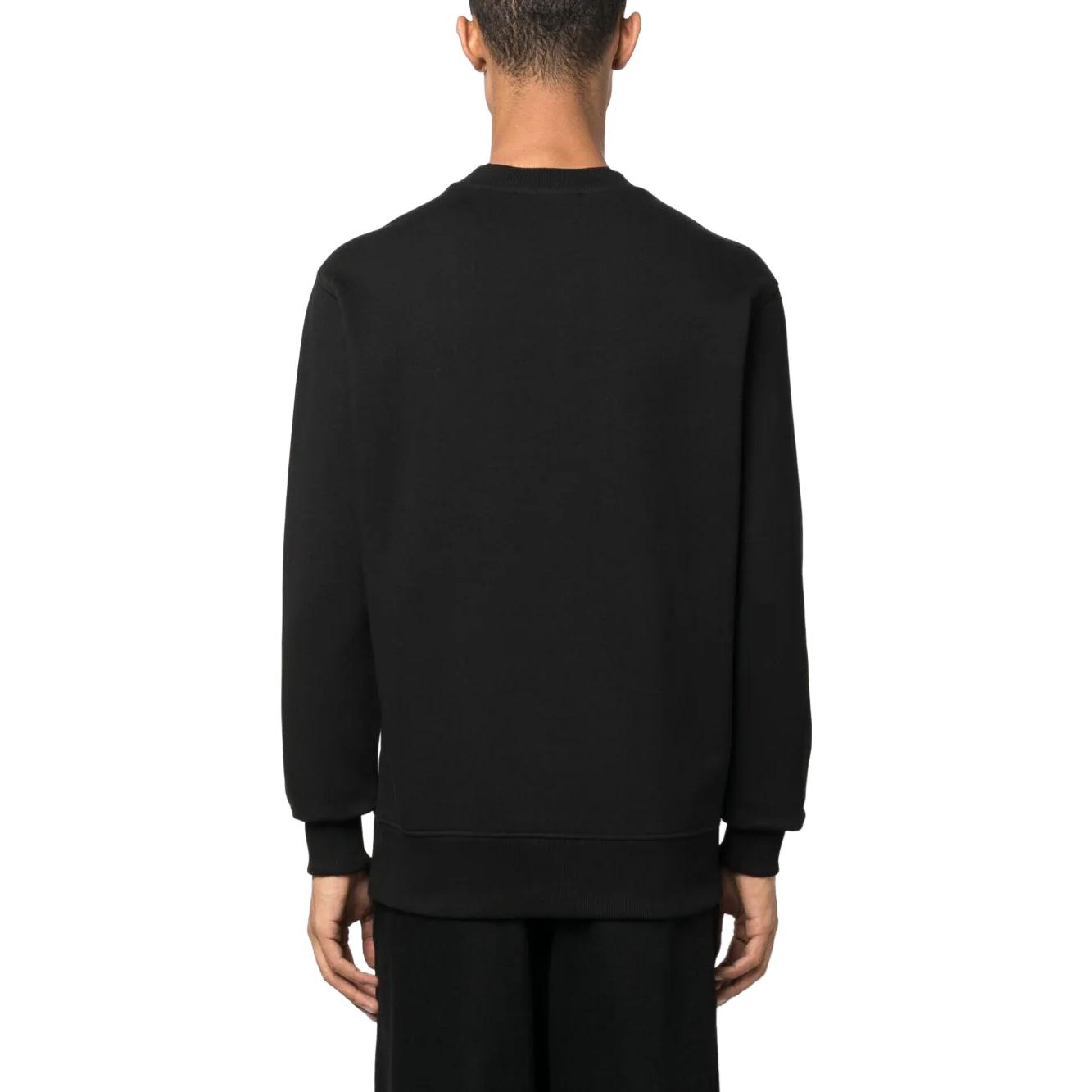 VERSACE JEANS  Logo Embroidered Sweatshirt Black 75GAIT05-CF06T-G89 圖 4