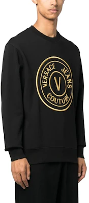 VERSACE JEANS Sudadera Negra con Logo Bordado. 75GAIT05-CF06T-G89 Purchase VERSACE JEANS Sudadera Negra con Logo Bordado. 75GAIT05-CF06T-G89