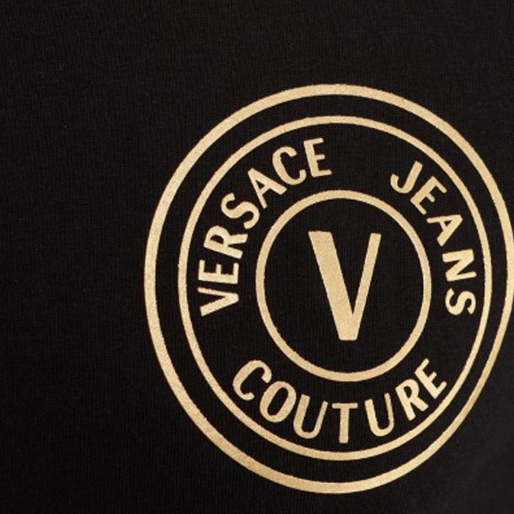 VERSACE JEANS  Logo Embroidered Sweatshirt Black 75GAIT05-CF06T-G89 圖 7